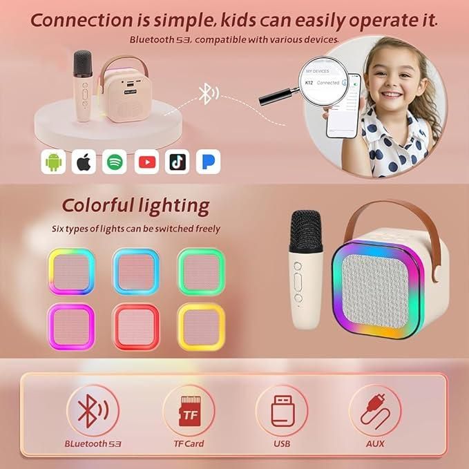 Karaoke Speaker with Microphone
