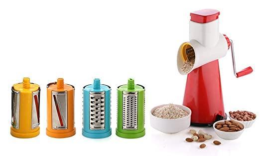 4 in 1 Drum Grater Shredder Slicer