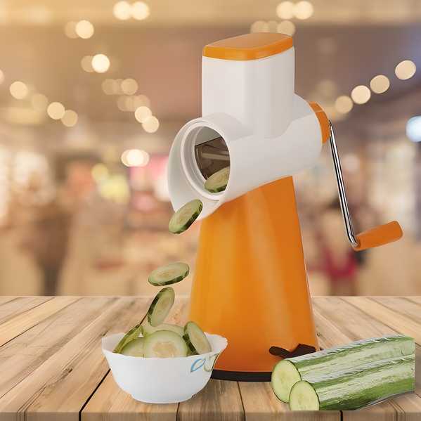 4 in 1 Drum Grater Shredder Slicer