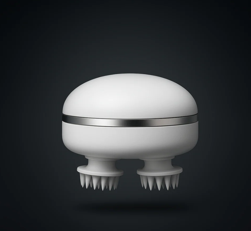 Electric Scalp Massager with Red Light Therapy