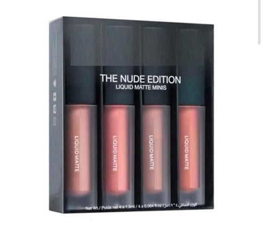 Nude Liquid Lipstick Set of 4 (16ml)