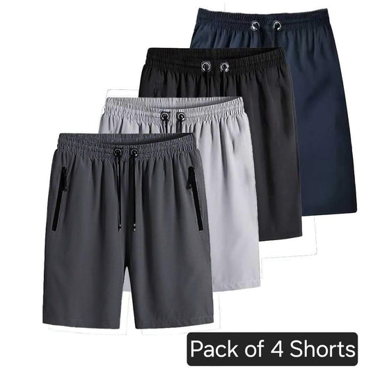 Combo of 4 Cotton Shorts
