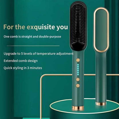 Hair Straightener with Hair Comb